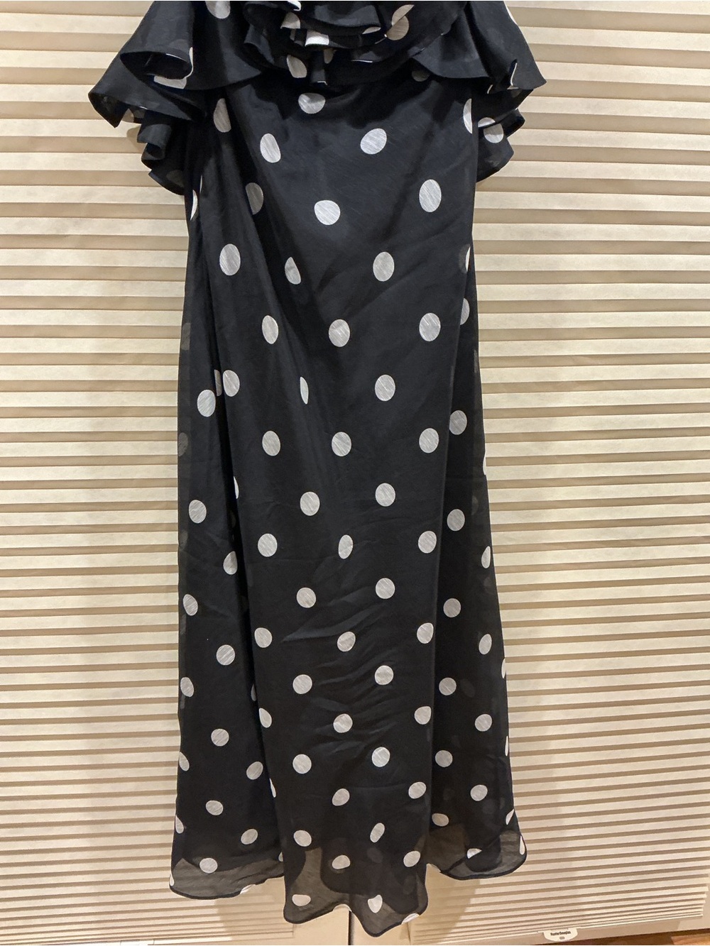 NWOT Zimmerman Black Polka Dot Halter Gown, Size AU 2 = M - Picture 9 of 15